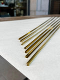 15 Piece – Stained Glass Brass Came – U Channel 1/8 5/32 – 3mm 4mm Glass – Brass Profile – Vitrail Supply Small Package