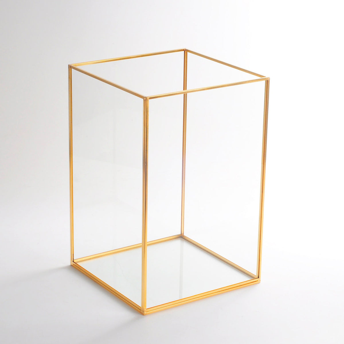 Candle Holder Glass Brass Gold Wedding Decor Christmas Gift