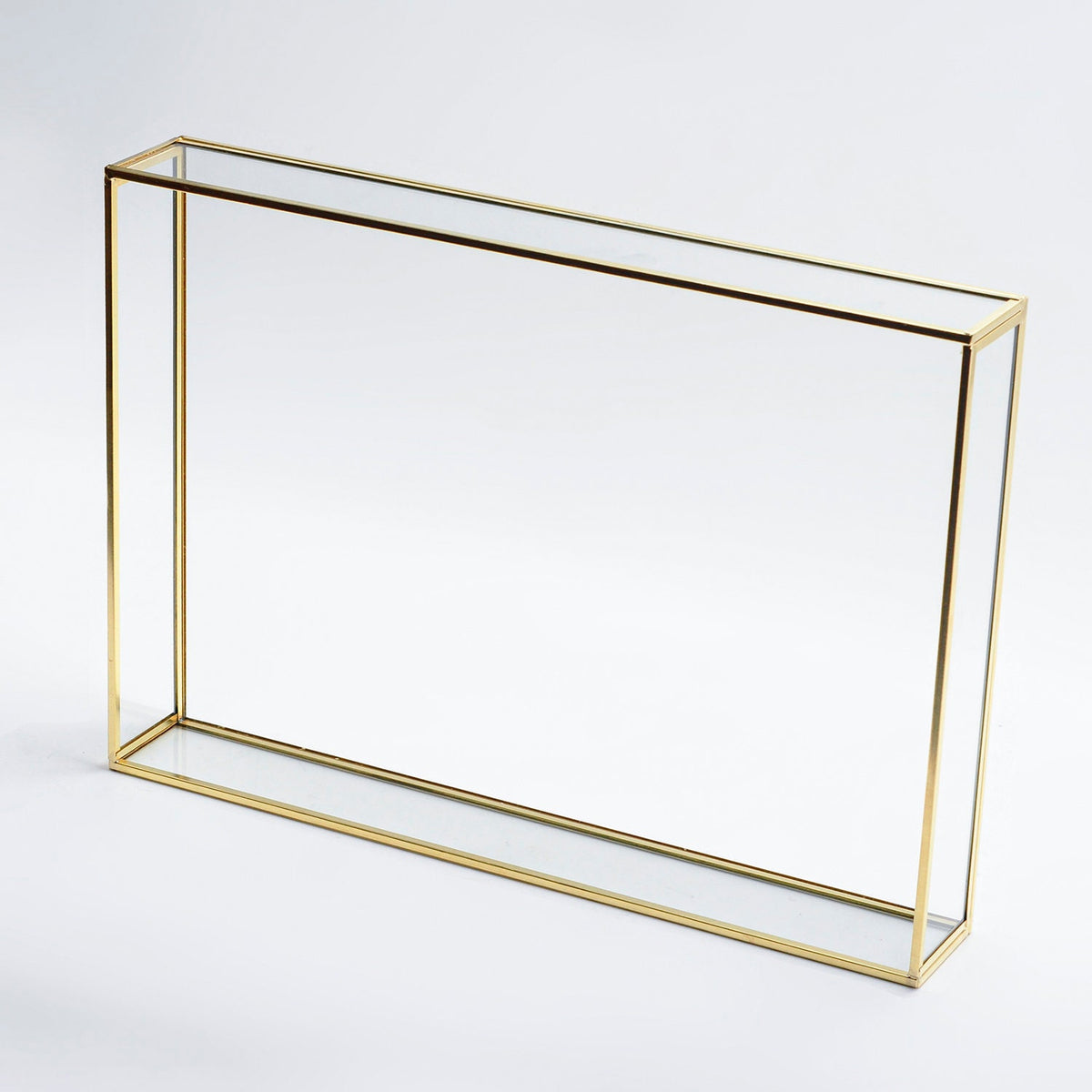 Jewelry Edc Serving Tray Glass Organizer Perfume Wedding Brass Gold Copper Silver Makeup Plateau Tablett Vassoio Bandeja Vanity Candle Gift