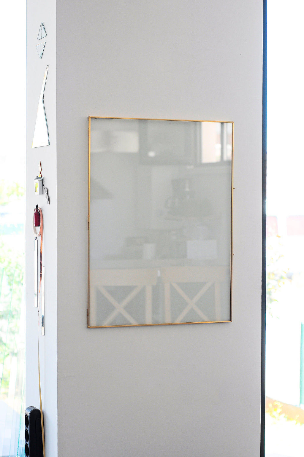 Pressed Flower Floating Glass Frame Brass Gold  Large Wall Hanging Photo Picture Double Bilderrahmen Vertical Horizontal Portrait Landscape