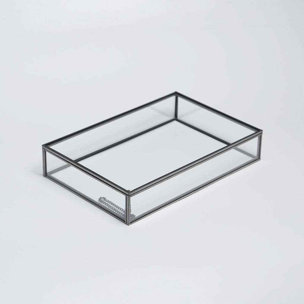Glass Photo Box for Prints - 4x6 - 5x7 - 8x10 - Photo Storage Case