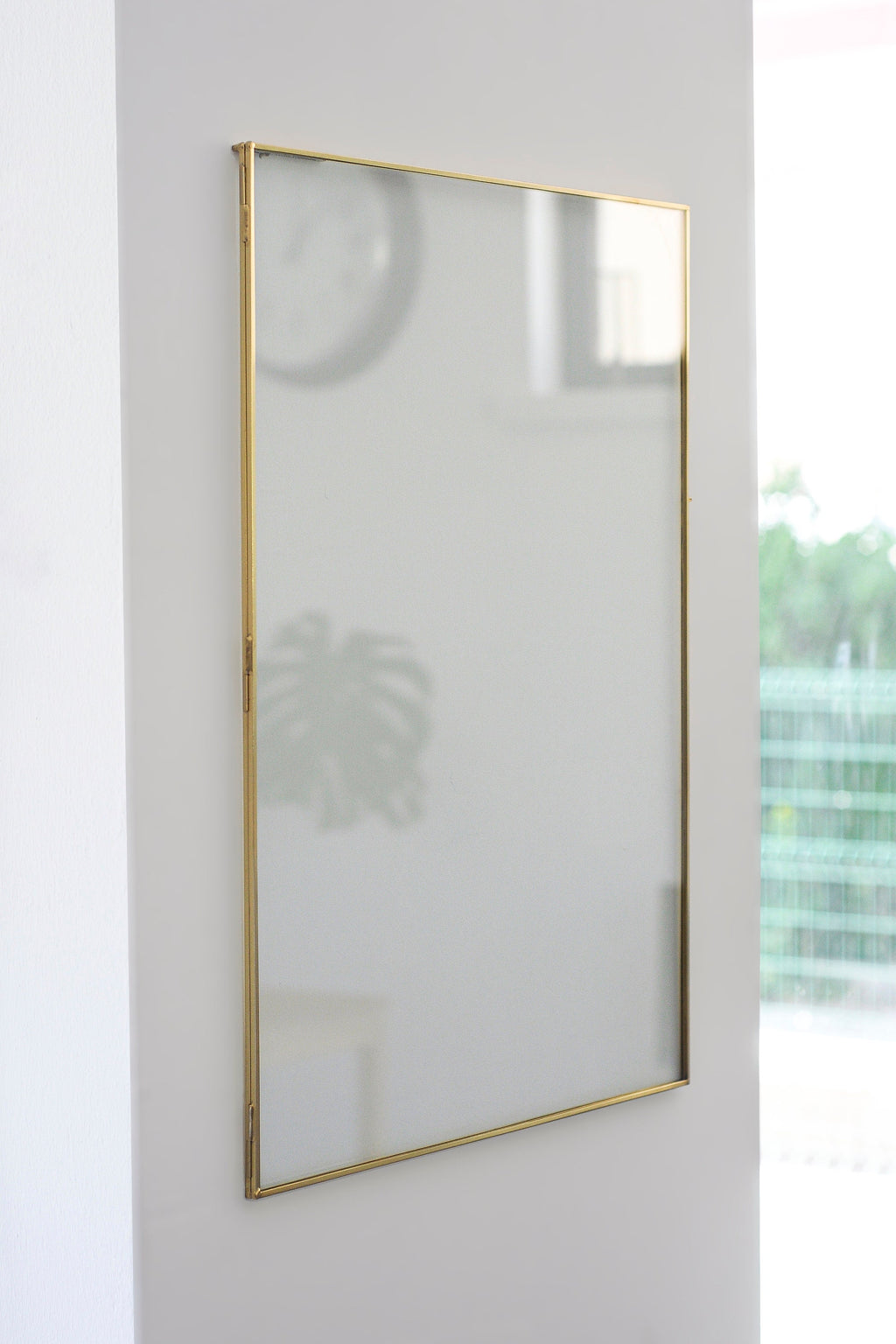 Pressed Flower Floating Glass Frame Brass Gold  Large Wall Hanging Photo Picture Double Bilderrahmen Vertical Horizontal Portrait Landscape