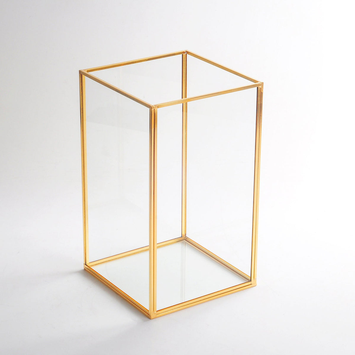 Candle Holder Glass Brass Gold Wedding Decor Christmas Gift
