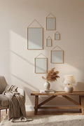 6 Pc Floating Glass Frame Brass Gold Wall Hanging Photo Picture Double Bilderrahmen Vertical Pretty Perfect For Pressed Flower Arrangement
