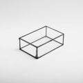 Ring Jewelry Accessories Box Glass Black 6x4x2" Christmas Gift