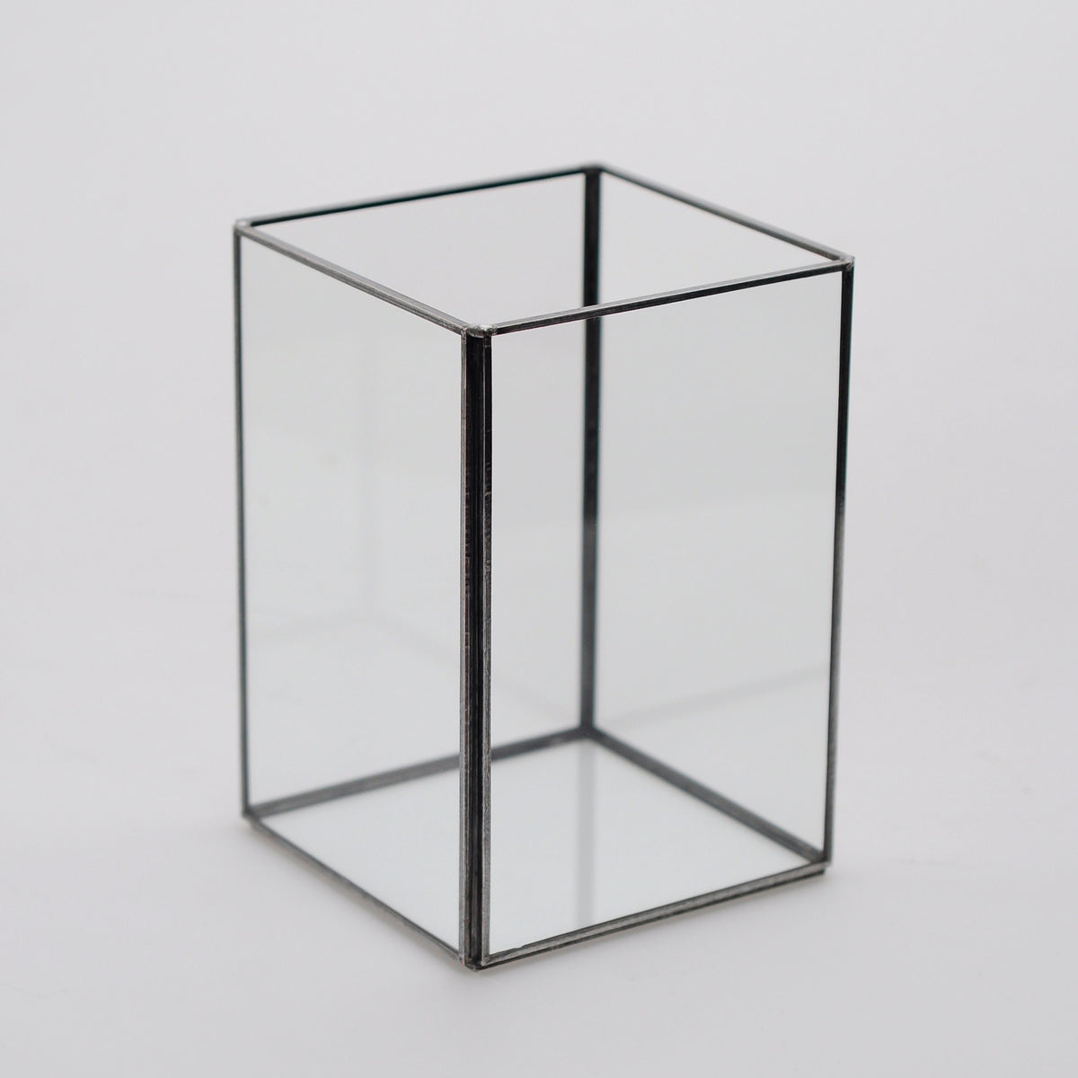 Candle Holder Glass Black Wedding Decor 4x4x6" Christmas Gift