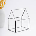 9x8x5" Black Terrarium Containers Geometric Glass Large For Plants Door Garden Succulents Wedding Decor Christmas Gift El Crea Designs
