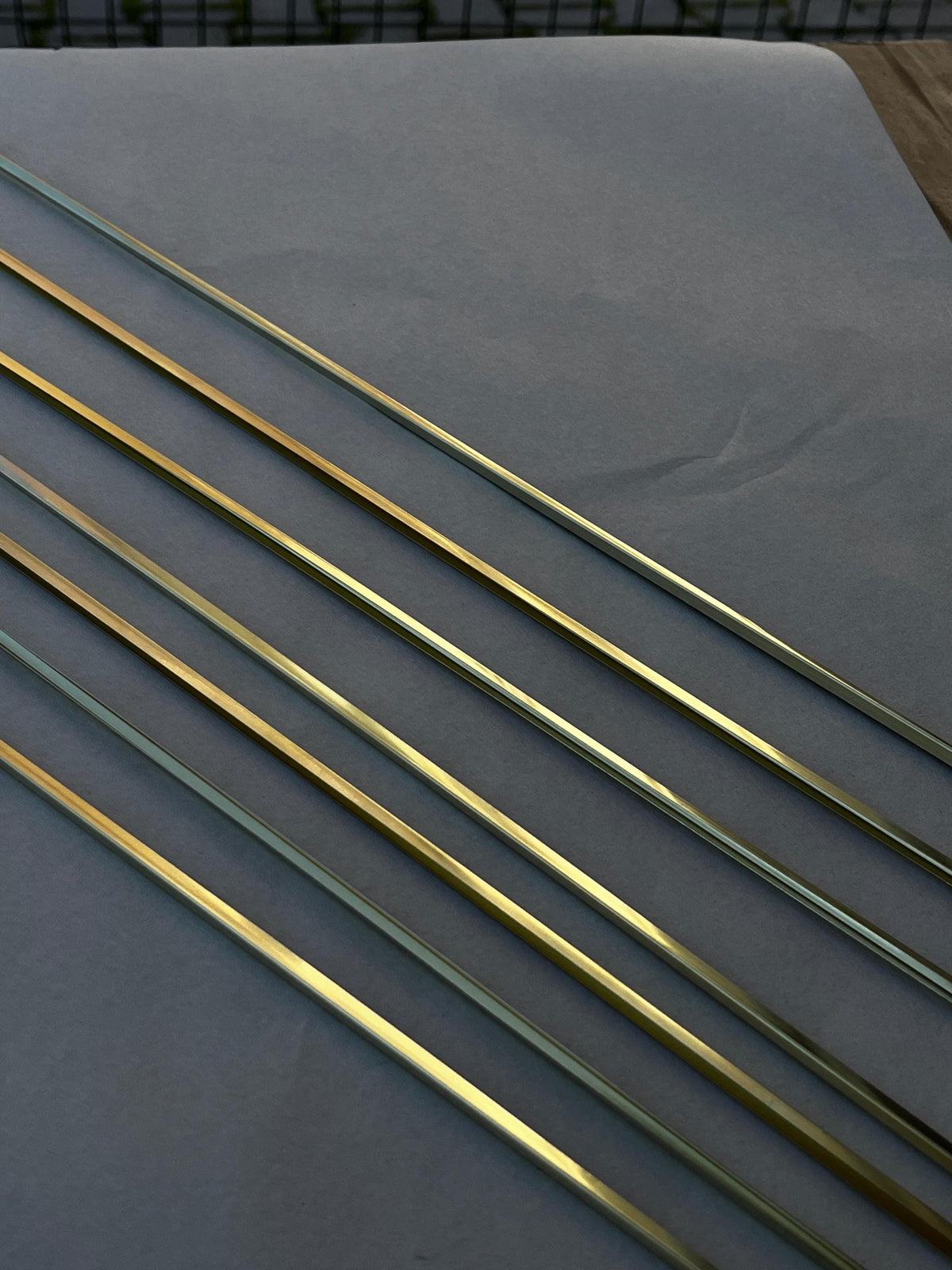 15 Piece – Stained Glass Brass Came – U Channel 1/8 5/32 – 3mm 4mm Glass – Brass Profile – Vitrail Supply Small Package