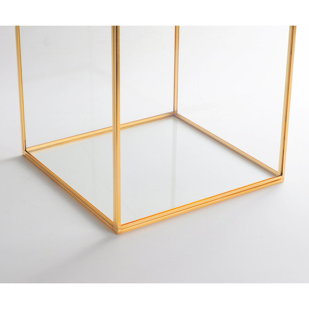 Candle Holder Glass Brass Gold Wedding Decor Christmas Gift