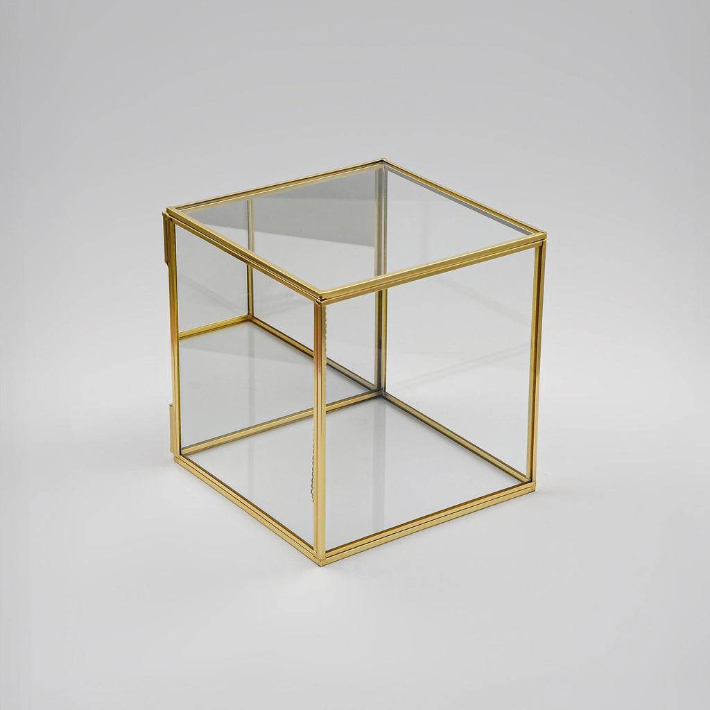 Wall Hanger Box Showcase Vitirin Display Case Glass Photo Brass Gold Card Customizable Personalizable Wedding Bouquet Keepsake Organizer