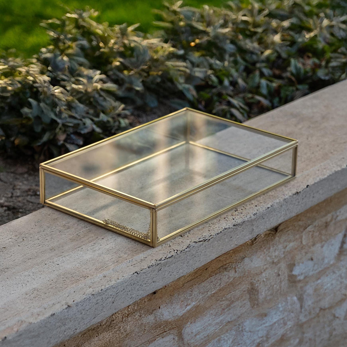 Glass Photo Box for Prints - 4x6 - 5x7 - 8x10 - Photo Storage Case