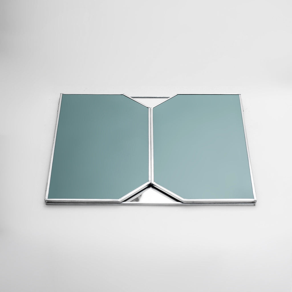 24x12" Vanity Makeup Mirror Silver Desktop Tabletop Desk Decorative Scandinavian Portable Bedroom Bohemian Modern Decor Christmas Gift
