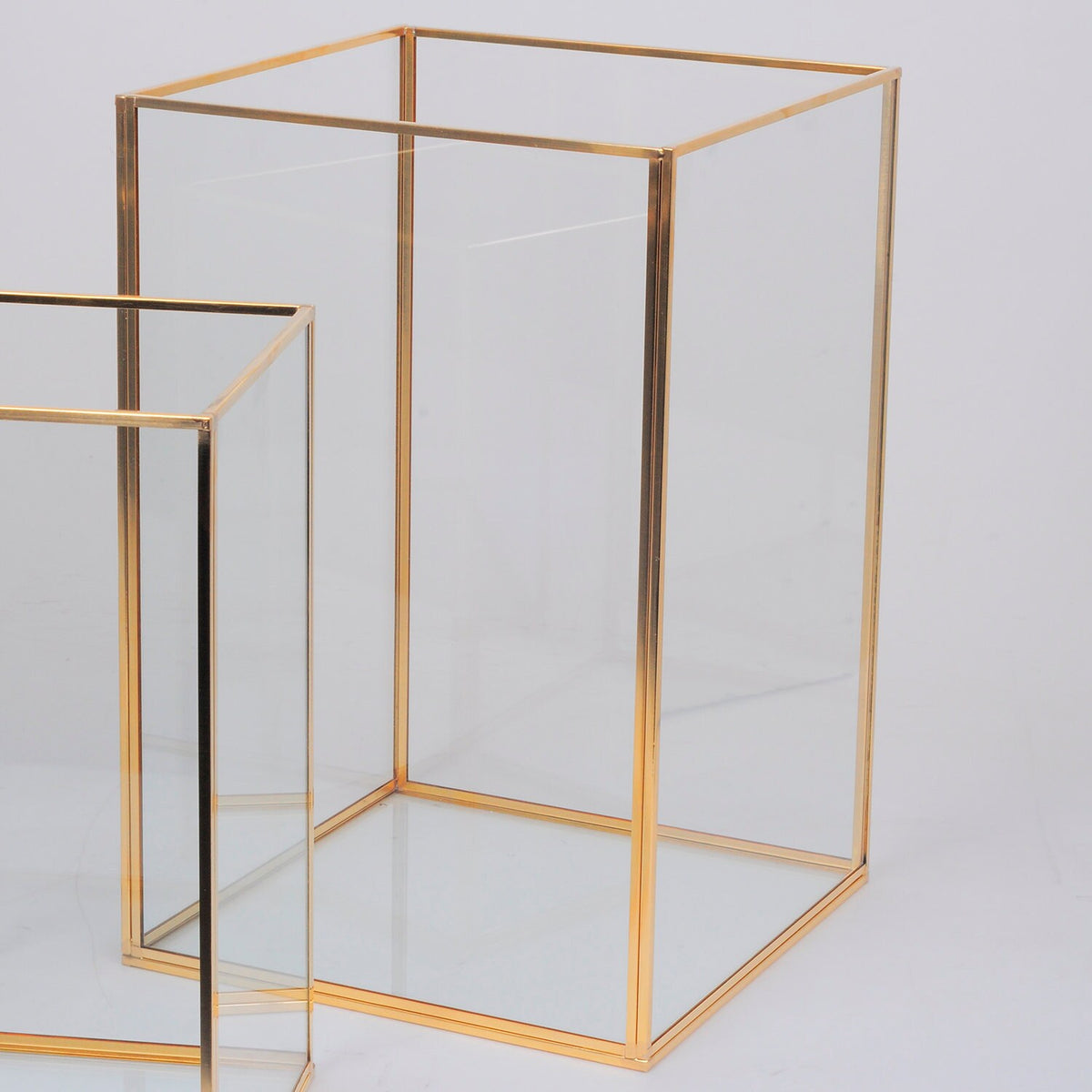 Candle Holder Glass Brass Gold Wedding Decor Christmas Gift
